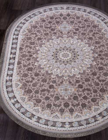 Иранский ковер FARSI 1200 G253-LIGHT-GRAY-OVAL