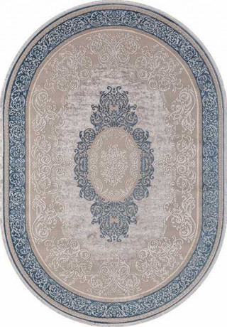 Ковёр MOROCCO-D764-BLUE-OVAL
