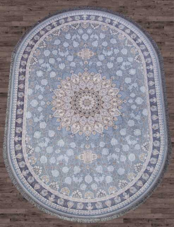 Иранский ковер FARSI 1200 G253-PALE-BLUE-OVAL
