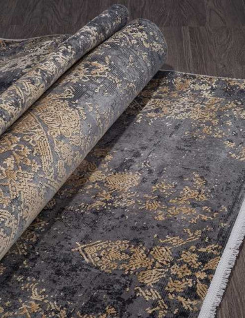 Турецкий ковер MILANO-20972A-D-GREY-L-YELLOW-STAN