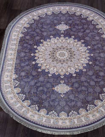 Иранский ковер FARSI 1200 G253-BLUE-C-OVAL