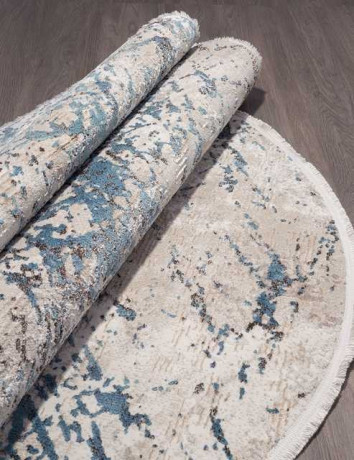 Ковёр MOROCCO-D850-BLUE-OVAL