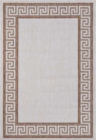 Ковёр VEGAS-S002-CREAM-BROWN-STAN