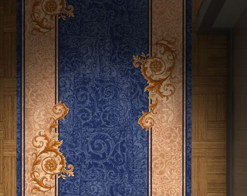 Дорожка паласная ''Ариадна красный''