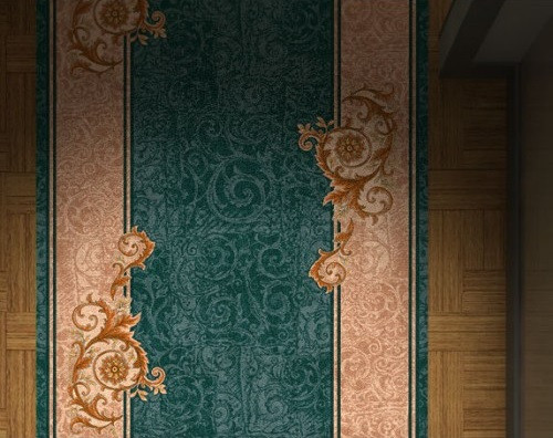 Дорожка паласная ''Ариадна красный''