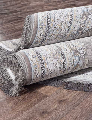 Иранский ковер FARSI 1200 G254-GRAY-OVAL