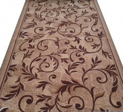 Дорожка паласная ''Вензель бежевый''