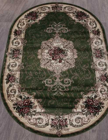 Ковёр COLIZEY-D467-GREEN-OVAL