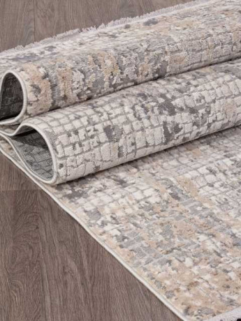 Турецкий ковер ALANYA-23539A-GREY-SHR-WHITE-STAN