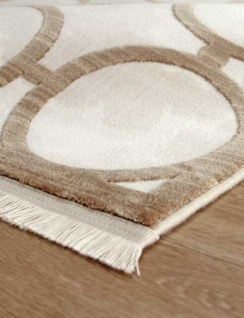 Турецкий ковер SARDES-TRUVA-08421B-BROWN-BROWN-STAN