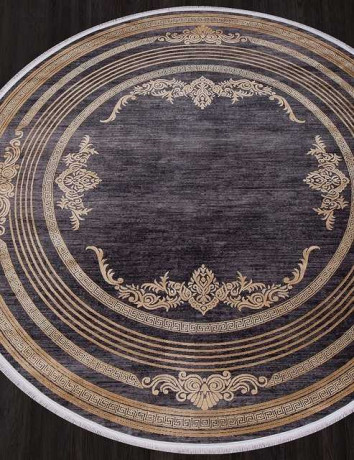 Турецкий ковер MILANO-21071Y-D-GREY-L-YELLOW-DAIRE