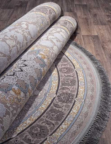 Иранский ковер FARSI 1200 G255-LIGHT-GRAY-OVAL