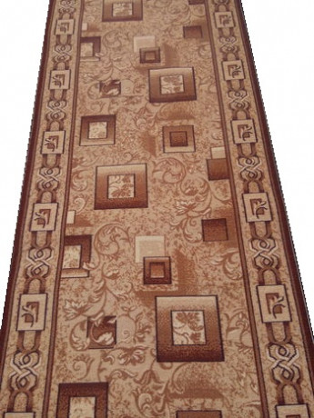 Дорожка паласная ''Кубик бежевый''