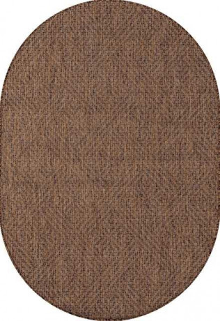 Ковёр VEGAS-S115-BROWN-OVAL