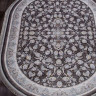 Иранский ковер FARSI 1200 G256-DARK-GRAY-OVAL