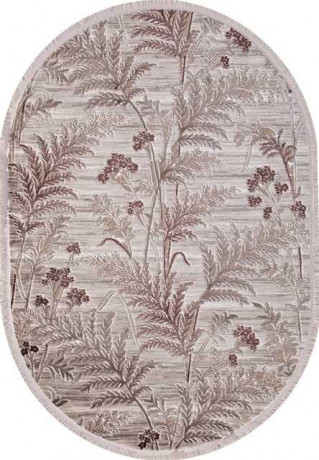 Турецкий ковер REGINA-O0284-080-BROWN-OVAL