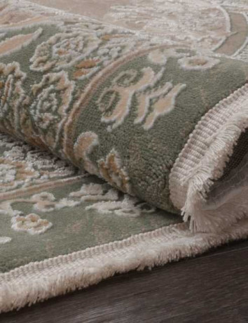 Турецкий ковер QATAR-33342-040-GREEN-OVAL