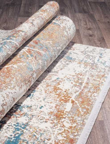 Турецкий ковер OLIMPOS-M283C-CREAM-C-D-GRAY-STAN