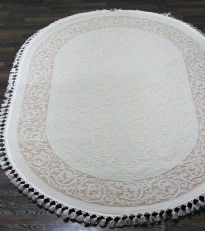 Турецкий ковер HUNKAR-07902A-PINK-PINK-OVAL