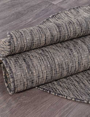 Ковёр VEGAS-S115-DARK-GRAY-OVAL