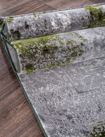 Турецкий ковер SATINE-S122A-KOYU-GREY-COKEN-GREEN-STAN