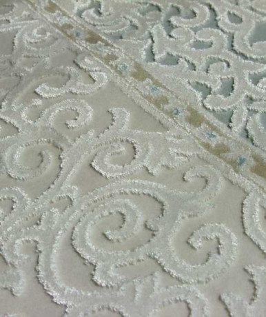 Турецкий ковер HUNKAR-07908A-BLUE-BLUE-OVAL