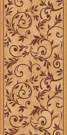 Ковровая тканная дорожка Диана 17 бежевый