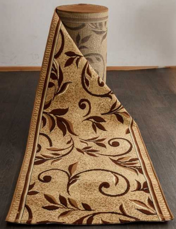 Ковровая тканная дорожка Диана 17 бежевый