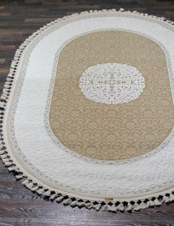 Турецкий ковер HUNKAR-07908A-BROWN-BROWN-OVAL