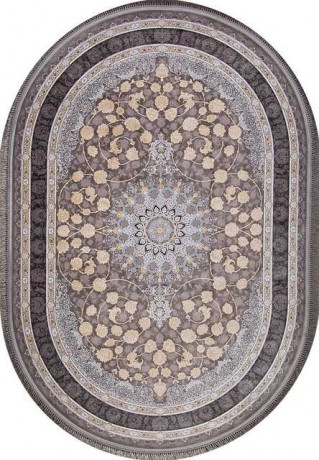 Иранский ковер FARSI 1200 G258-GRAY-OVAL