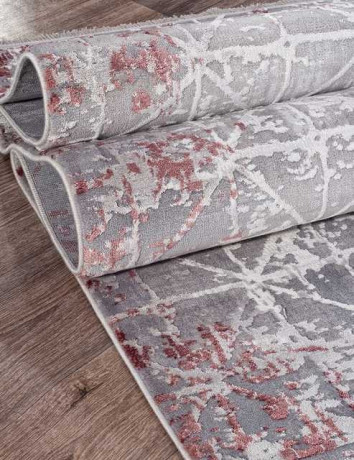 Турецкий ковер DIOR-5852C-GREY-PINK-STAN