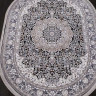 Турецкий ковер CASABLANKA-9734A-BLACK-OVAL