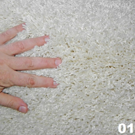 Ковролин бытовой "Шагги белый"