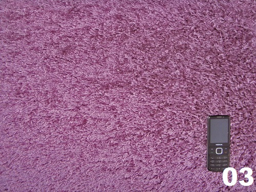 Ковролин бытовой "Шагги белый"