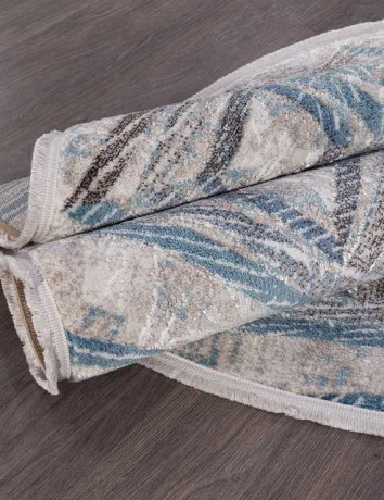 Ковёр MOROCCO-D855-BLUE-OVAL