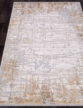 Турецкий ковер DIOR-5853A-GREY-GOLD-STAN