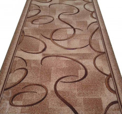 Дорожка паласная ''Червяк бежевый''