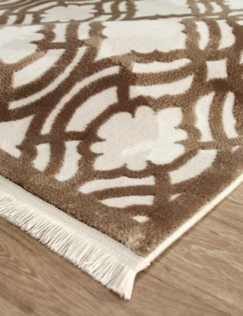 Турецкий ковер SARDES-TRUVA-08423B-BROWN-BROWN-STAN