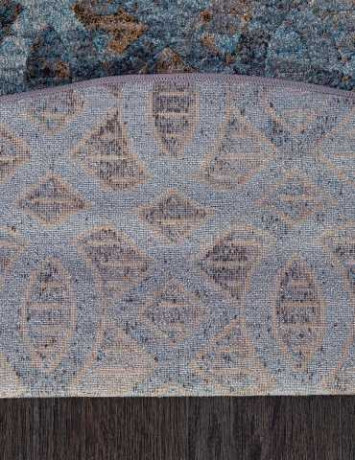 Ковёр MATRIX D563-BEIGE-BLUE-OVAL