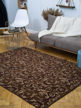 Паласное покрытие ''Вензель этюд Коричневый''