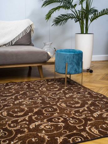 Паласное покрытие ''Вензель этюд Коричневый''