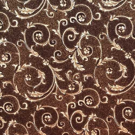 Паласное покрытие ''Вензель этюд Коричневый''