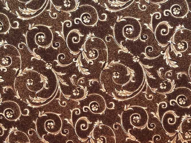 Паласное покрытие ''Вензель этюд Коричневый''