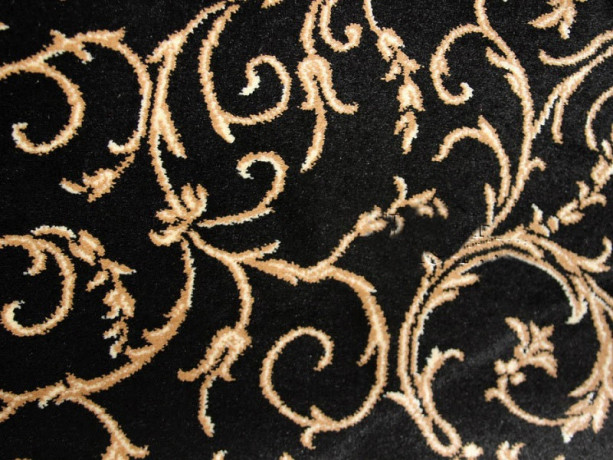 Ковролин тканный бытовой "Sanremo Черный"