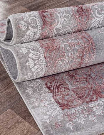 Турецкий ковер DIOR-5860C-GREY-PINK-STAN