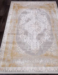 Турецкий ковер DIOR-5860E-GREY-GOLD-STAN