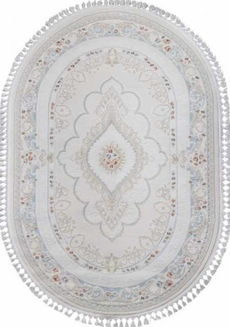 Турецкий ковер HUNKAR-07928T-BLUE-BLUE-OVAL