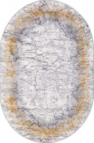 Турецкий ковер MODA-9802-ACIK-GRI-OVAL