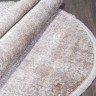 Турецкий ковер AJMAL-LP-257-CREAM-BROWN-OVAL