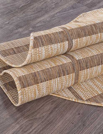 Ковёр VEGAS-S004-BEIGE-BROWN-OVAL